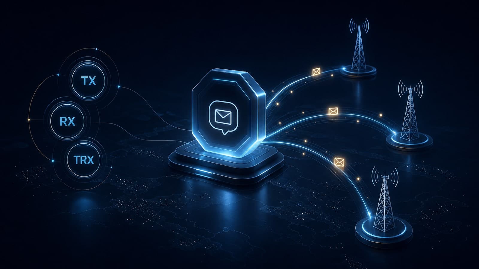 Enterprise SMPP messaging hub — binds, intelligent routing, and carrier delivery